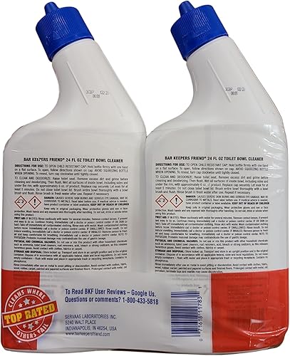 Miniatura 2 de Bar Keepers Friend Limpiador de inodoro de 24 oz para el hogar, paquete doble