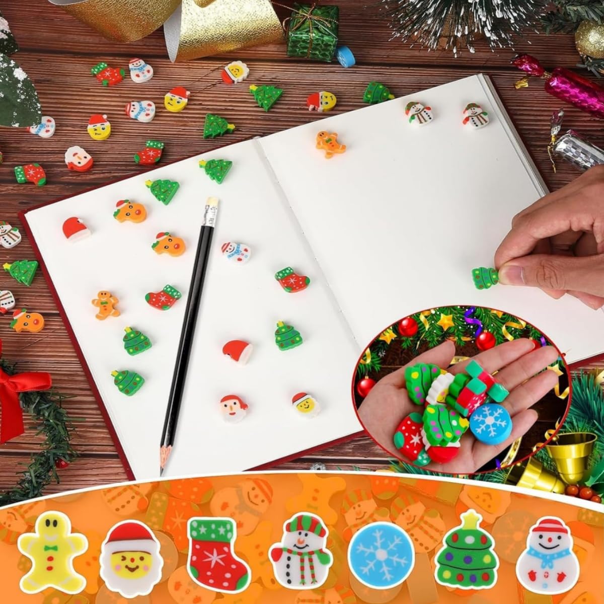 WEYE-Gommes Mignonnes, 16 Pièces Gommes En Caoutchouc Gommes Enfants