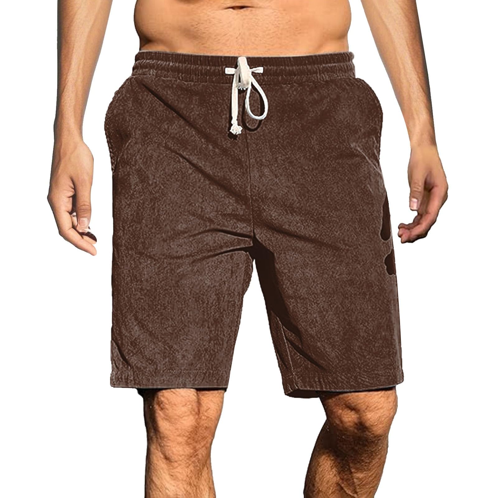 Comfort Collections Herren-Sommer-Shorts – Elastischer Bund, Netzfutter, Mit Taschen, Für Fitness & Urlaub