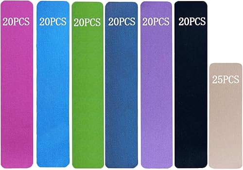 Vista 42 de Cinta de kinesiología Cinta atlética elástica profesional, algodón impermeable, transpirable, cinta deportiva Negro