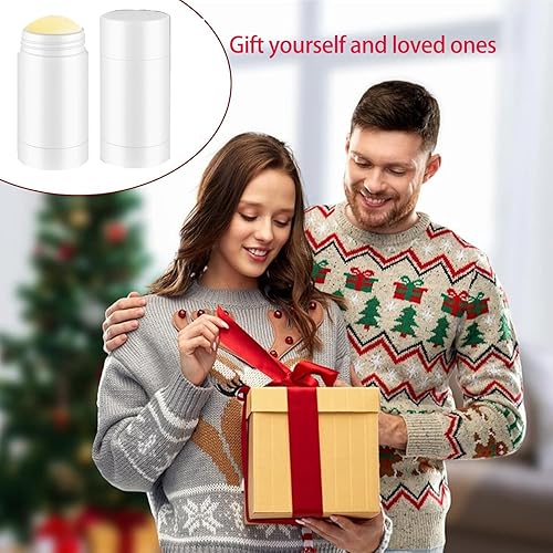 Miniatura 7 de Paquete de 10 recipientes de desodorante vacíos con barra de llenado de plástico, tubo de bálsamo labial, botella de desodorante recargable para