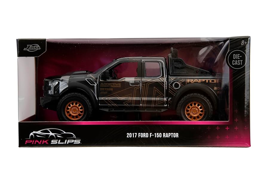 【新品】PINK SLIPS フォード F150 ラプター　ダッジチャージャー Amazon.co.jp: Pink Slips 1:24 W5 2017 Ford F-150 Raptor ダイ