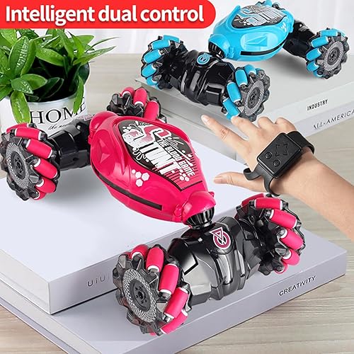 Miniatura 5 de TWZGD Detección de gestos Deformación Control remoto Coche Stunt Twist Car Control Manual Vehículo todoterreno Tracción en las cuatro ruedas Juguete