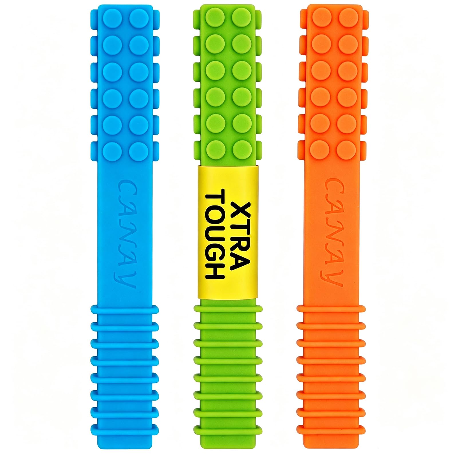Amazon.com: Xtra Tough Sensory Chew Stick Toys (3 Pack) - Designed