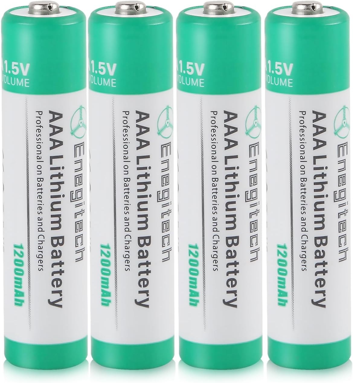 Enegitech AAA Lithium Batteries, 1.5V NonRechargeable