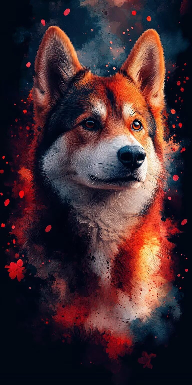 Dipingere con i Numeri Adulti caneAnimali, 80x160cm, k-104