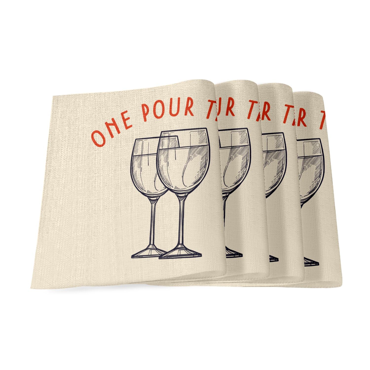 Sets de table en lin lavable grand format pour protéger et décorer votre table