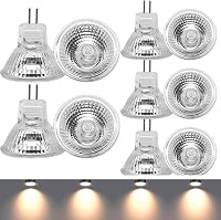 Molbory MR11 GU4 12V 35W Halogén Spotlámpa 10db Szett, Meleg Fehér 2700K 1