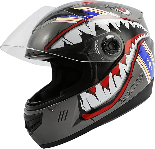 Miniatura 1 de SLMOTO Casco de motocross DOT para jóvenes y niños, casco de calle todoterreno para motocross, casco ATV