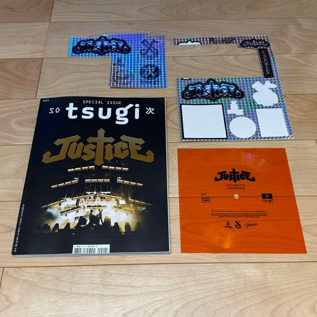 JUSTICE 限定 Tsugi ステッカーレコードspecial issue 【公式通販】