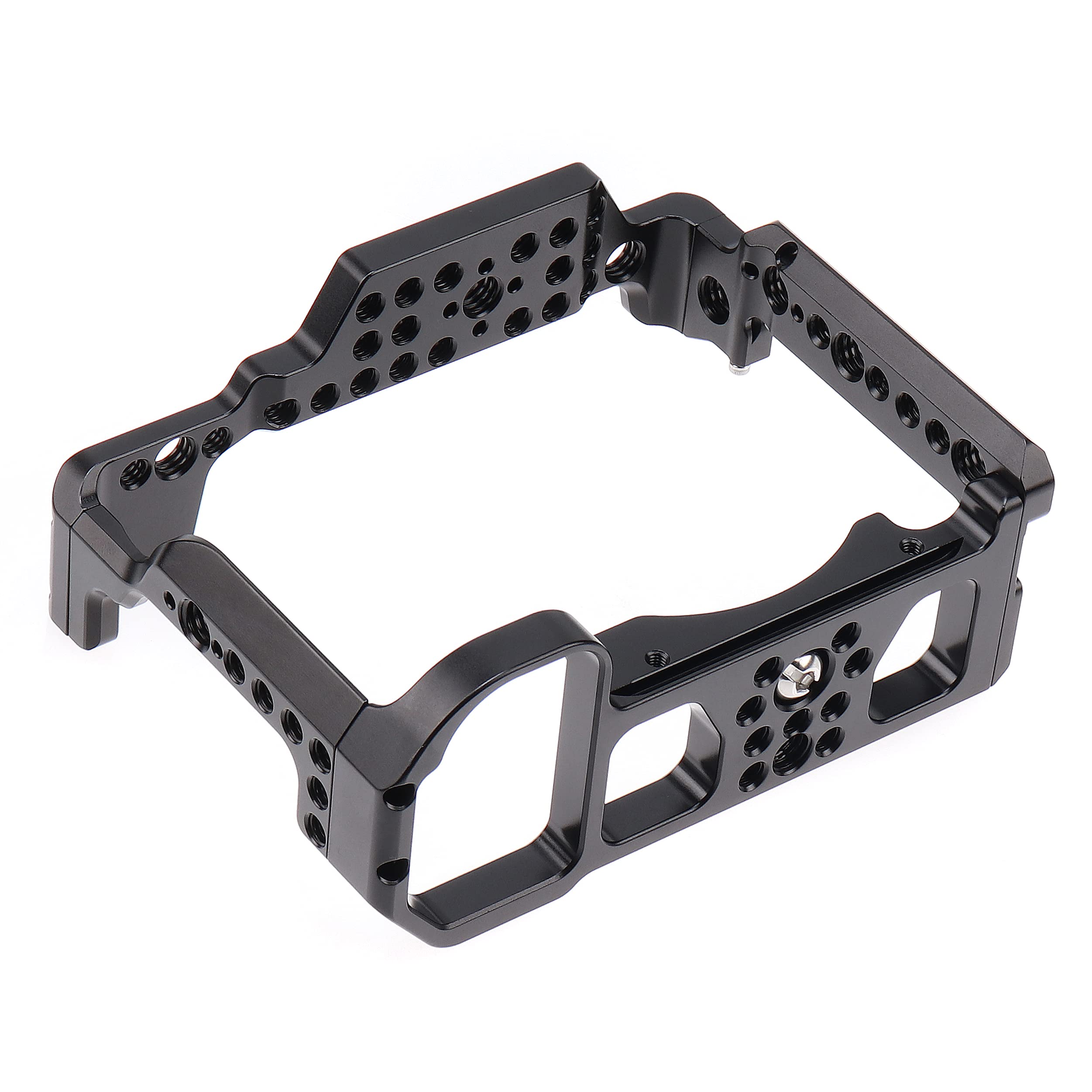 FOTGA Gabbia Per Nikon Z5/Z6/Z7/Z6II/Z7II – Lega Di Alluminio Con Manico Superiore, Slitta Fredda E Attacchi 1/4 E 3/8