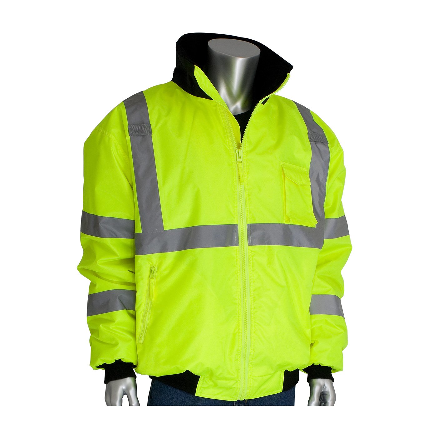 PIP 333-1762-LY/XL ANSI Class 3 Value 2-in-1 Bomber Jacket