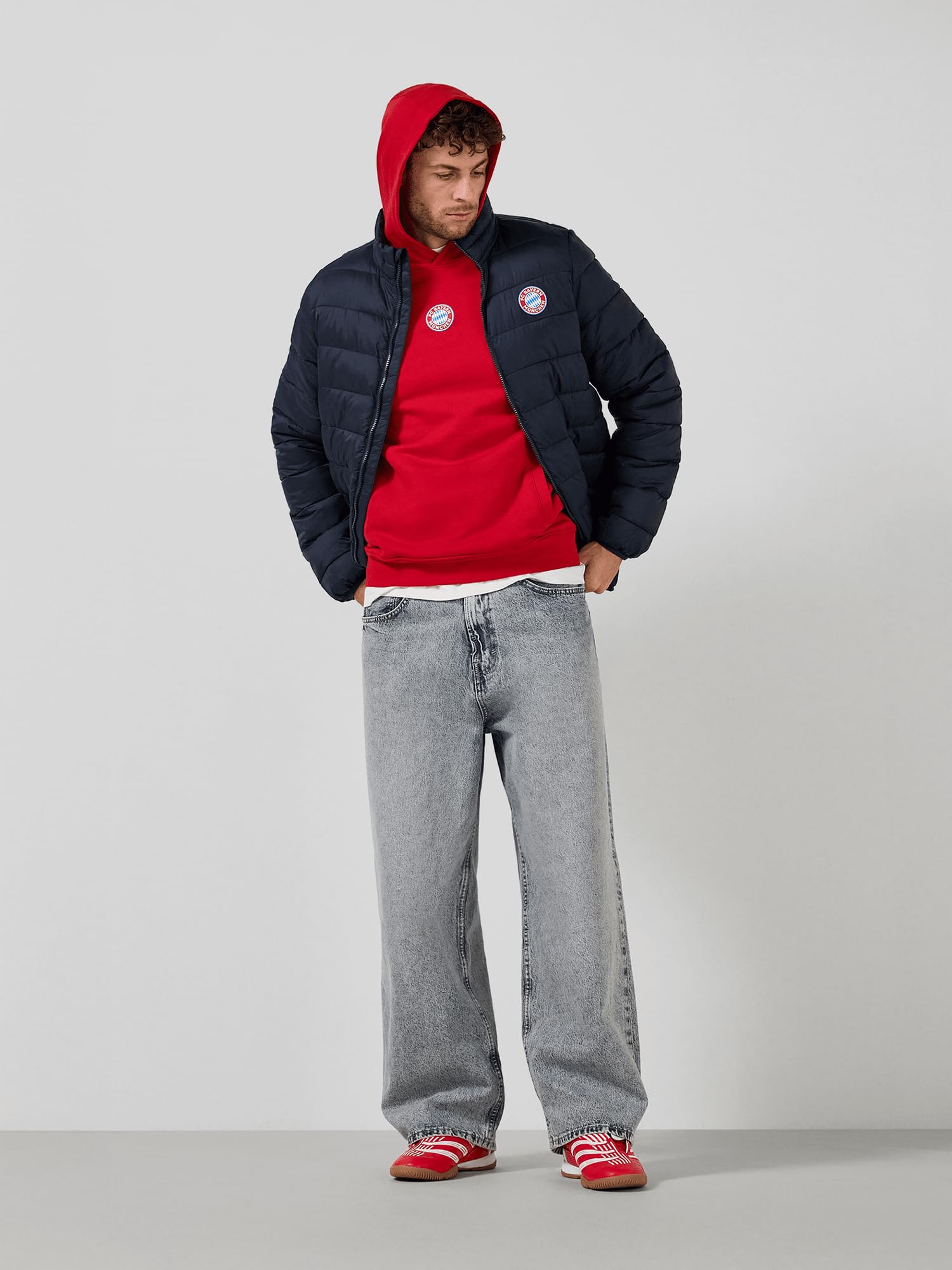 FC Bayern München | Steppjacke Essentials | Herren | Navy