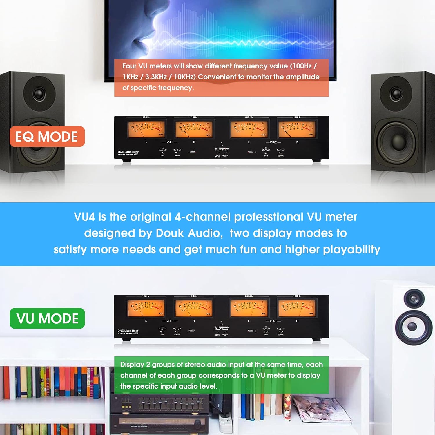 Douk Audio VU4 VU Mode Display