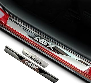 GZBFTDH Proteção de Peitoril Soleira da Porta, para Mitsubishi ASX 2015-2022 Carro Acessórios, Aço Inoxidável Kick Plate Guard de Pedal de Limiar Protetor, Peças para Automóveis
