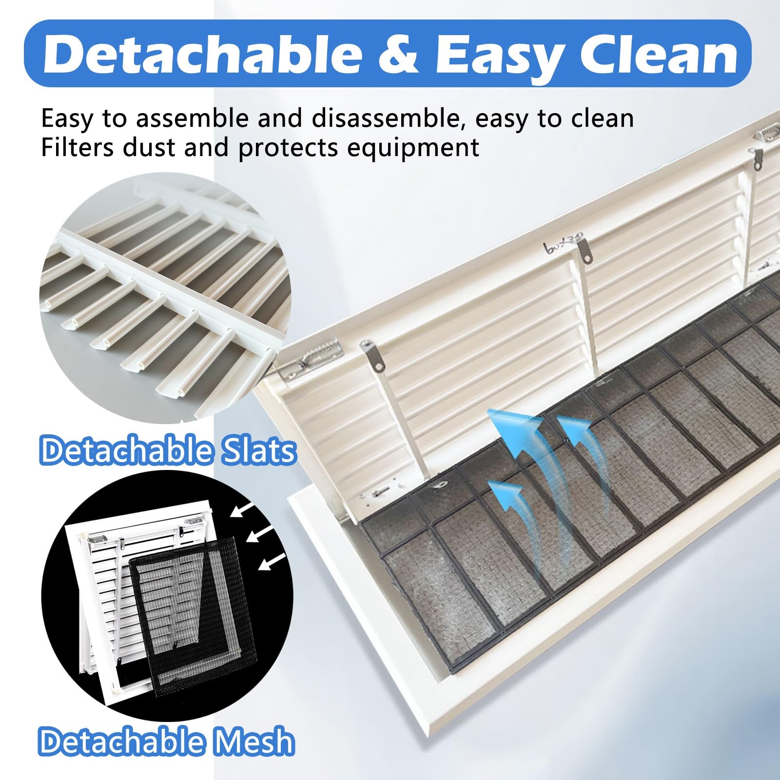 Trampilla Pladur Panel De Acceso para Ventilación De Techo Y Pared para Abertura 15-80 Cm, Tapa De Orificio De Plástico ABS Blanco, Puertas De Acceso con Interruptor A Presión(200x350 mm)