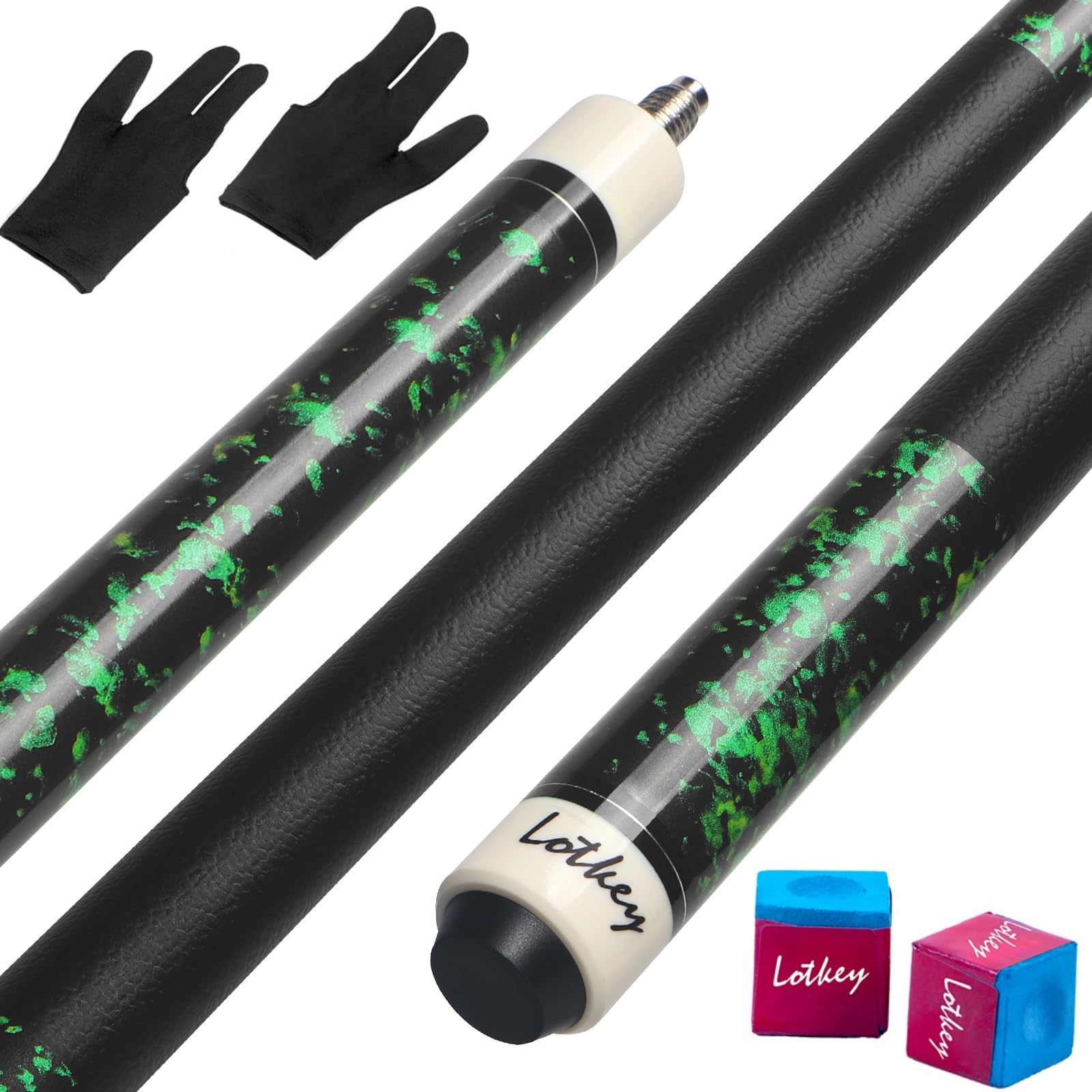 Horse Tacos de Billar, Pool Cue Sticks Set of 4 Tacos de Billar Profesional de Madera Dura para Deportes de Mesa de Billar — view 12