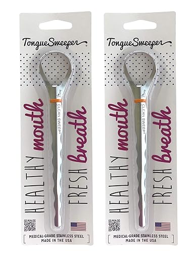 Barredora de lengua modelo T barrido de grado médico de acero inoxidable con cabezal de limpieza más amplio reduce el mal aliento y mejora el sabor