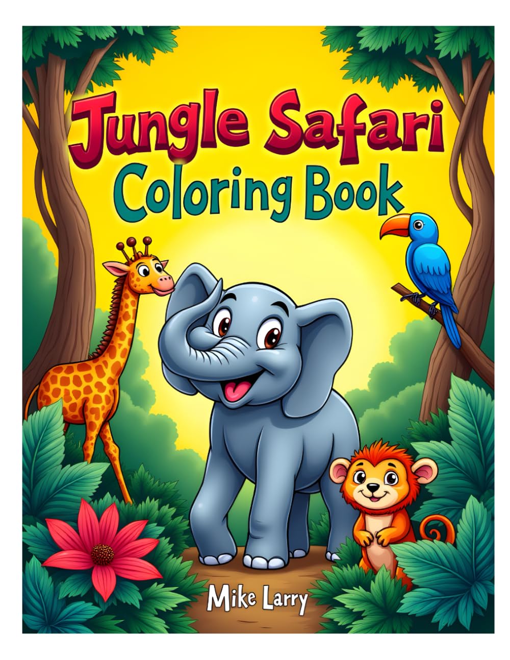 Jungle Safari Coloring Book