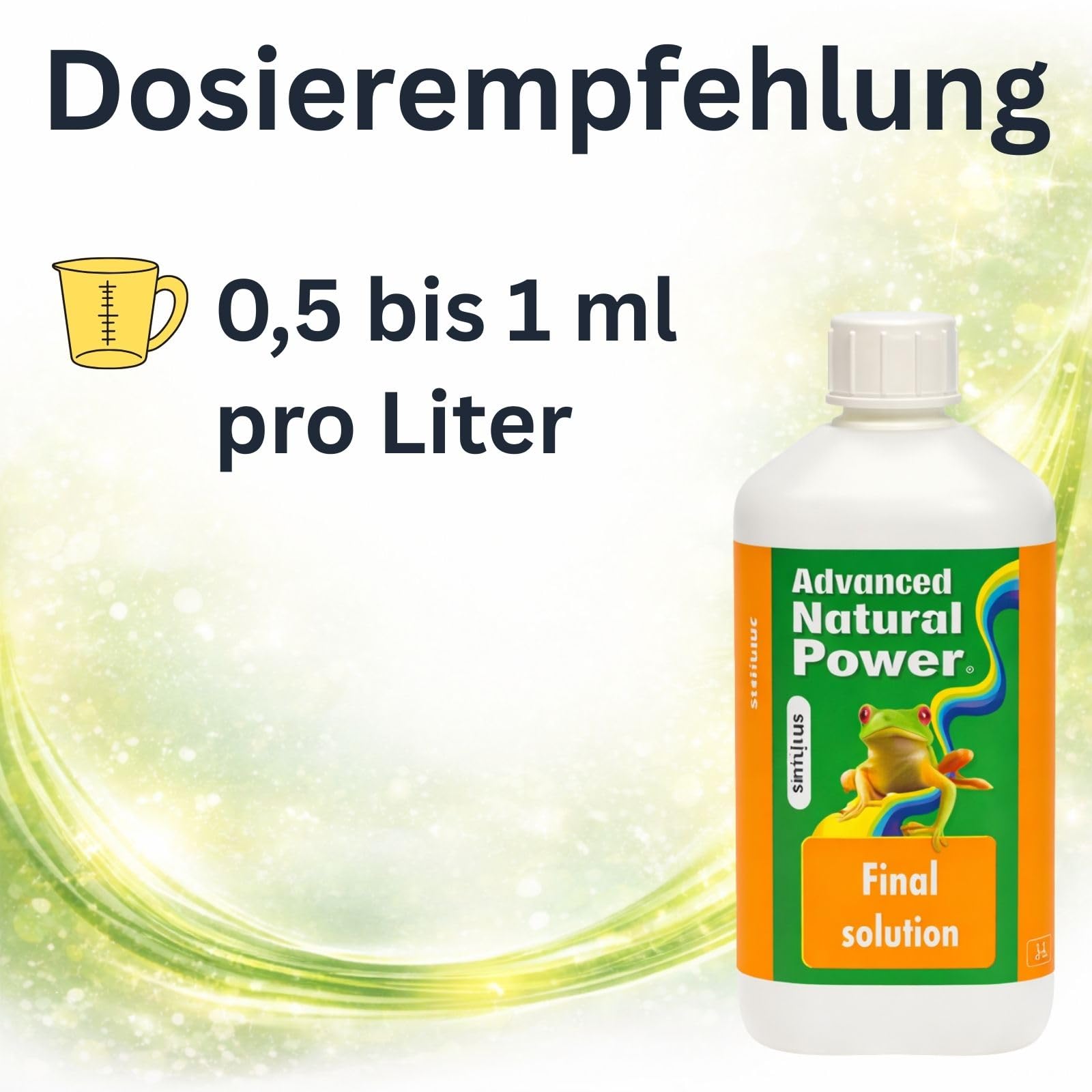 Weedness Advanced Hydroponics Final Solution 1 Liter - Grow Anbau Indoor Dünger Substrat Reiniger Erde Flüssigdünger Organischer Dünger Bio