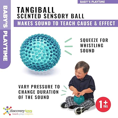Miniatura 4 de Discovery Toys TANGIBALL Pelota sensorial perfumada y exprimible | Aprendizaje impulsado por niños | Juguete STEM para el desarrollo de la primera
