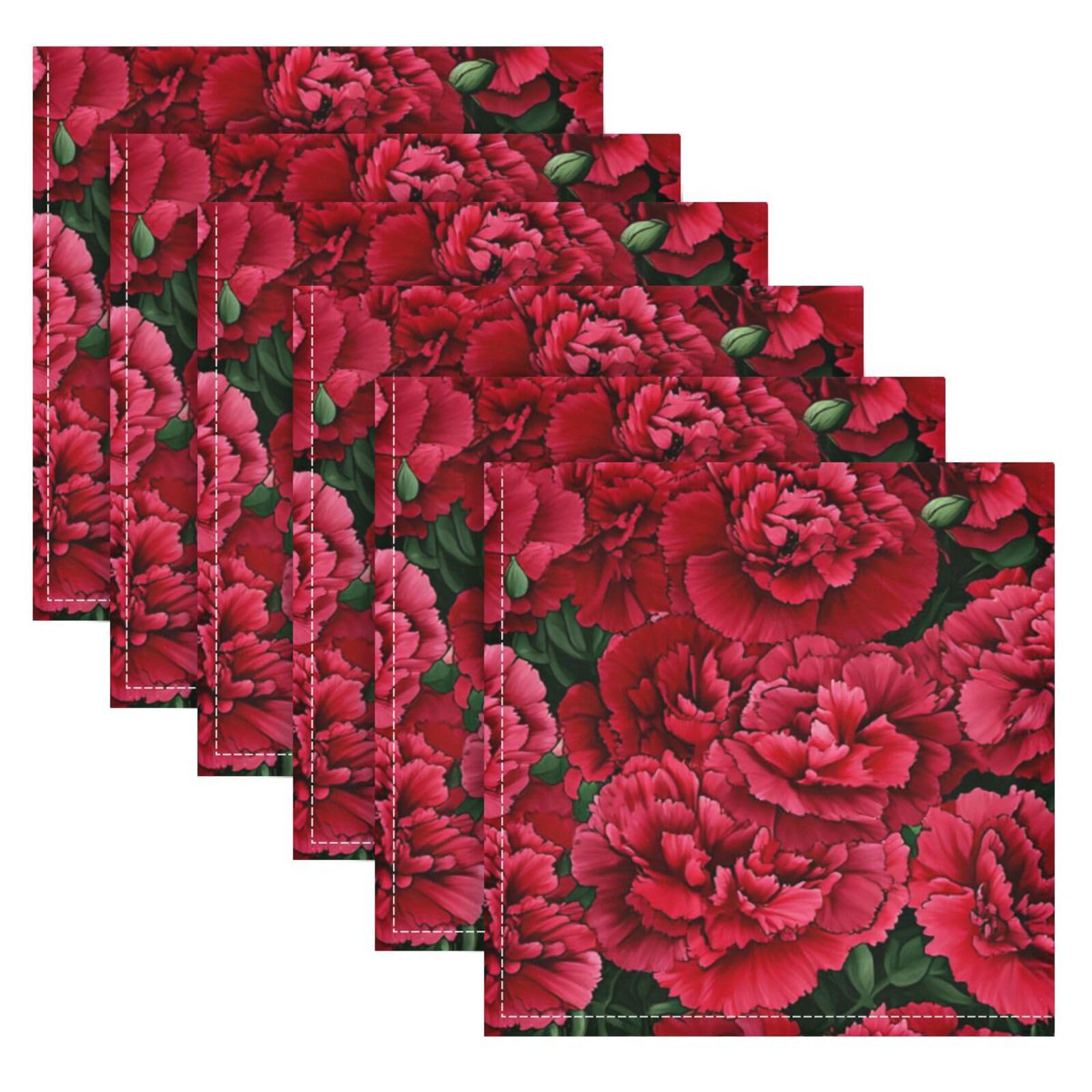 Serviettes de table réutilisables en tissu lavable pour repas de Noël et mariage