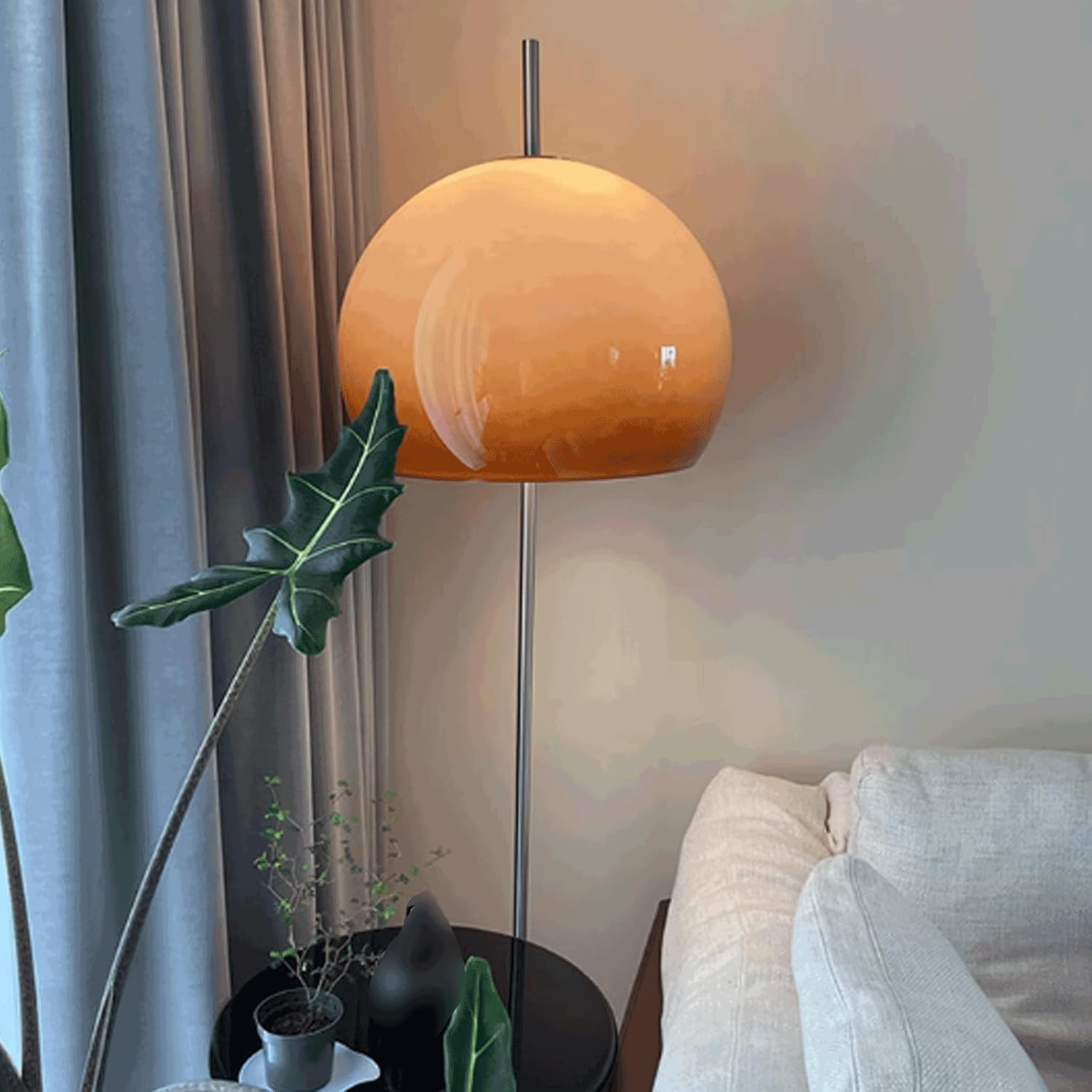 北欧レトロ アイアンフレーム フロアライト フロアスタンド 三層