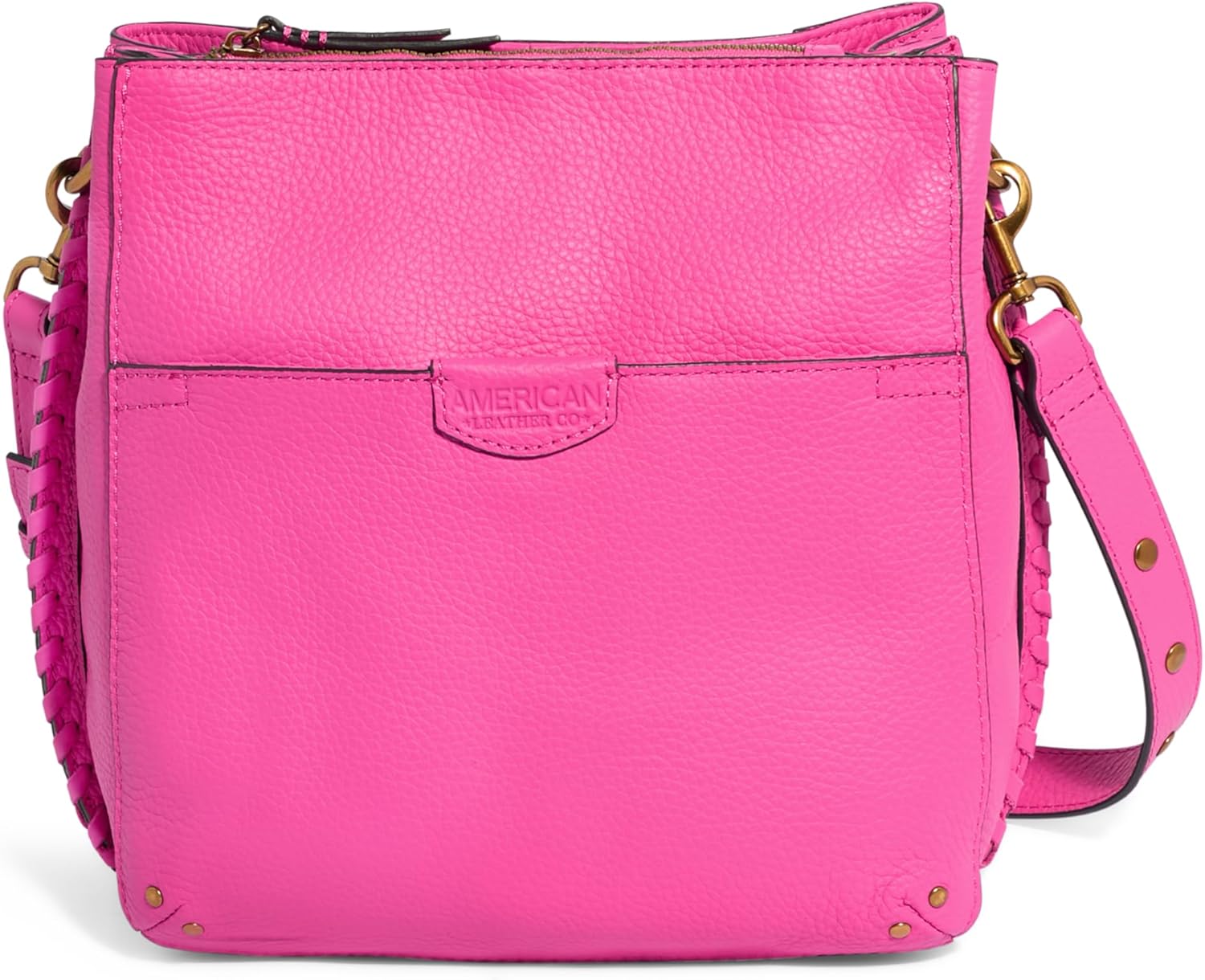 American Leather Co. Luca Triple Entry Crossbody Bag