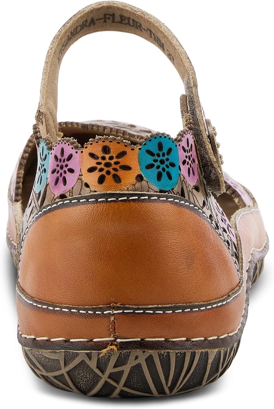 L`Artiste Kysandra-Fleur Women's Mary Jane with Hand-Painted Floral Detail and Arch Support
