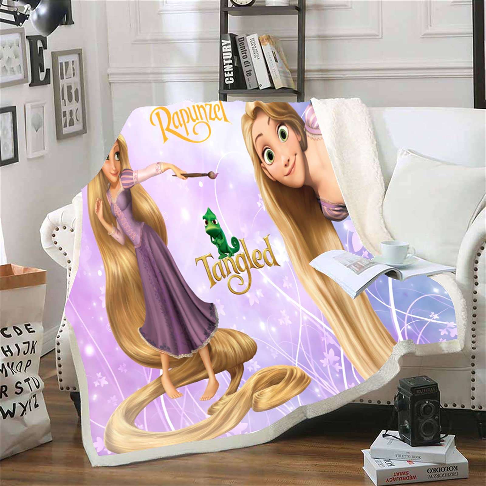 Coperta Bambini 100x140cm Pile Principesse - Morbida E Calda - Licenza Ufficiale - 100% Poliestere - Foto 4