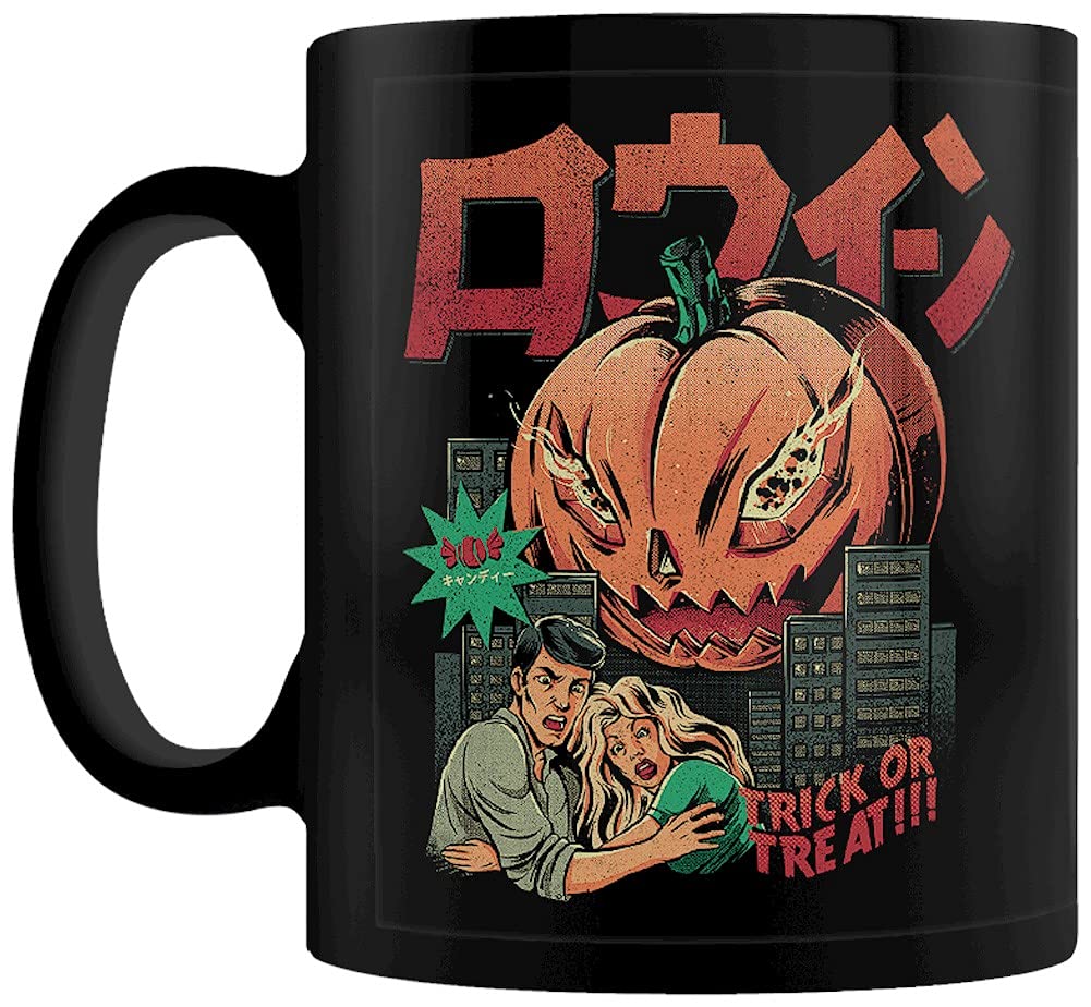 Pyramid International Colour Ilustrata (Pumpkiller Kaiju) Black Mug - 10Oz / 315Ml Ceramic Mug - One Size