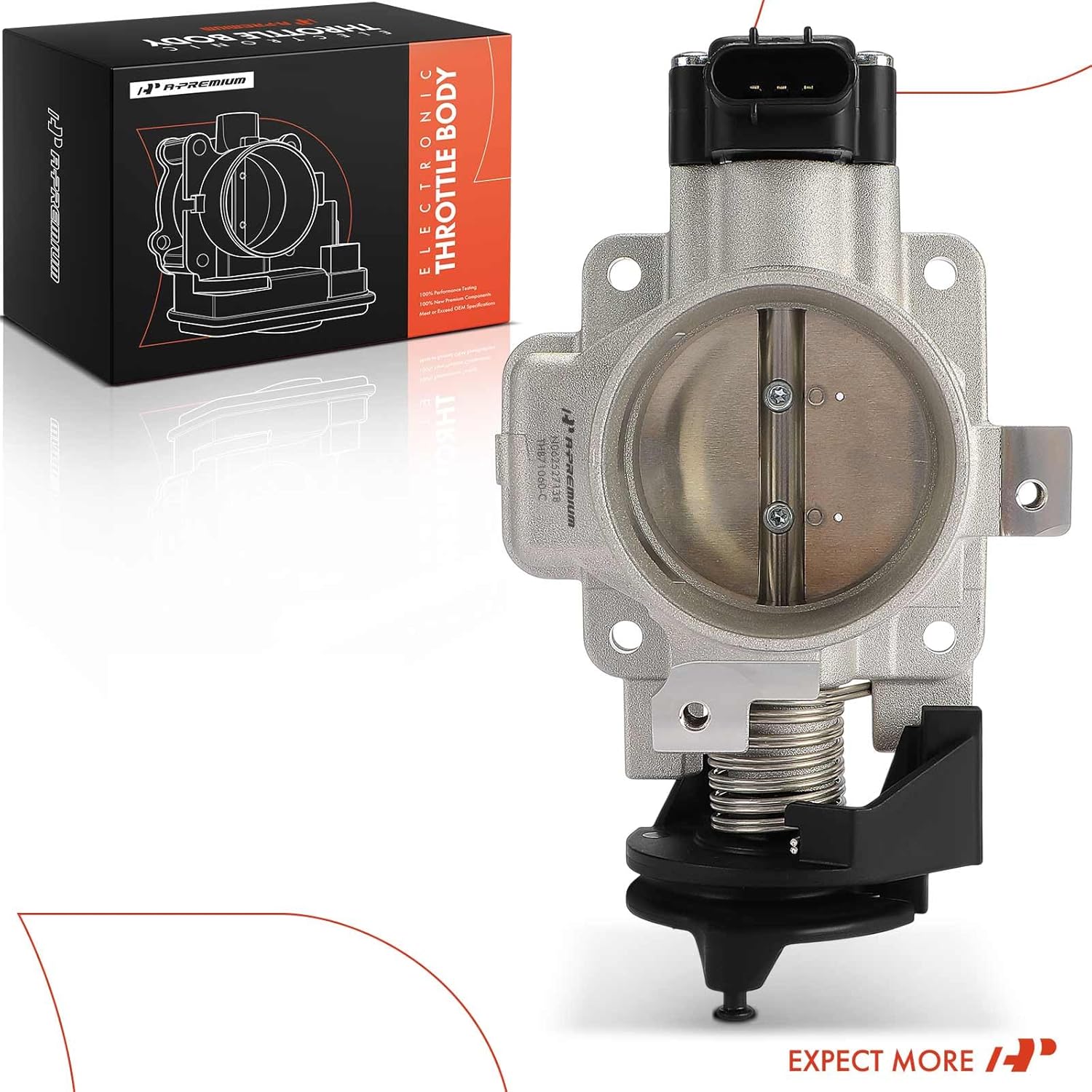 A-Premium Electronic Throttle Body Compatible with Ford Escape 2001-2004 & Mazda Tribute 2001-2004, MPV 2002-2003, 3.0L