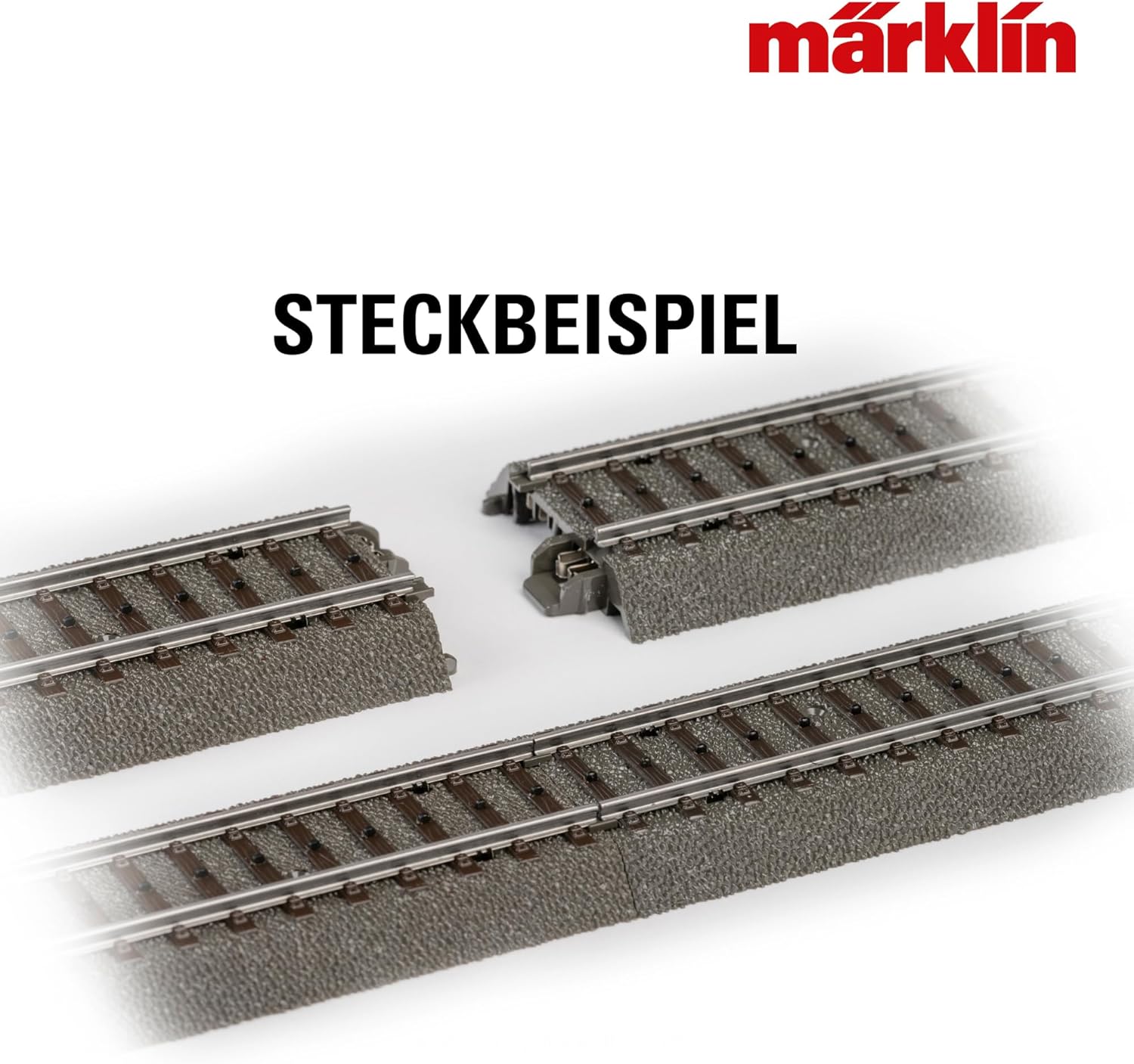 Märklin 24130 Curved Track, Set of 6, C-Track, H0 Gauge