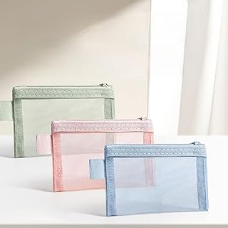 Juego de 5 bolsas de malla con cremallera de ...