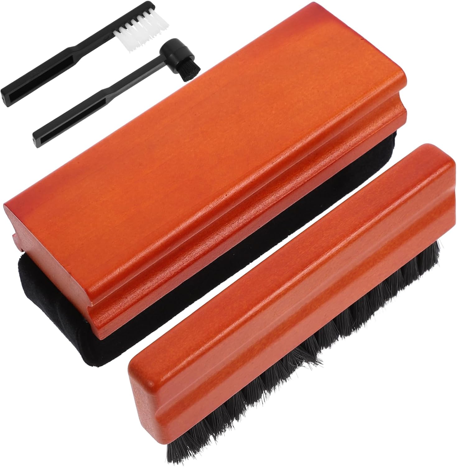 1set Vinyl Record Cleaning Kit Brush Turntable Maintenance -Static and Sponge Tools for Record Players Compact and Portable Cleaning Accessories