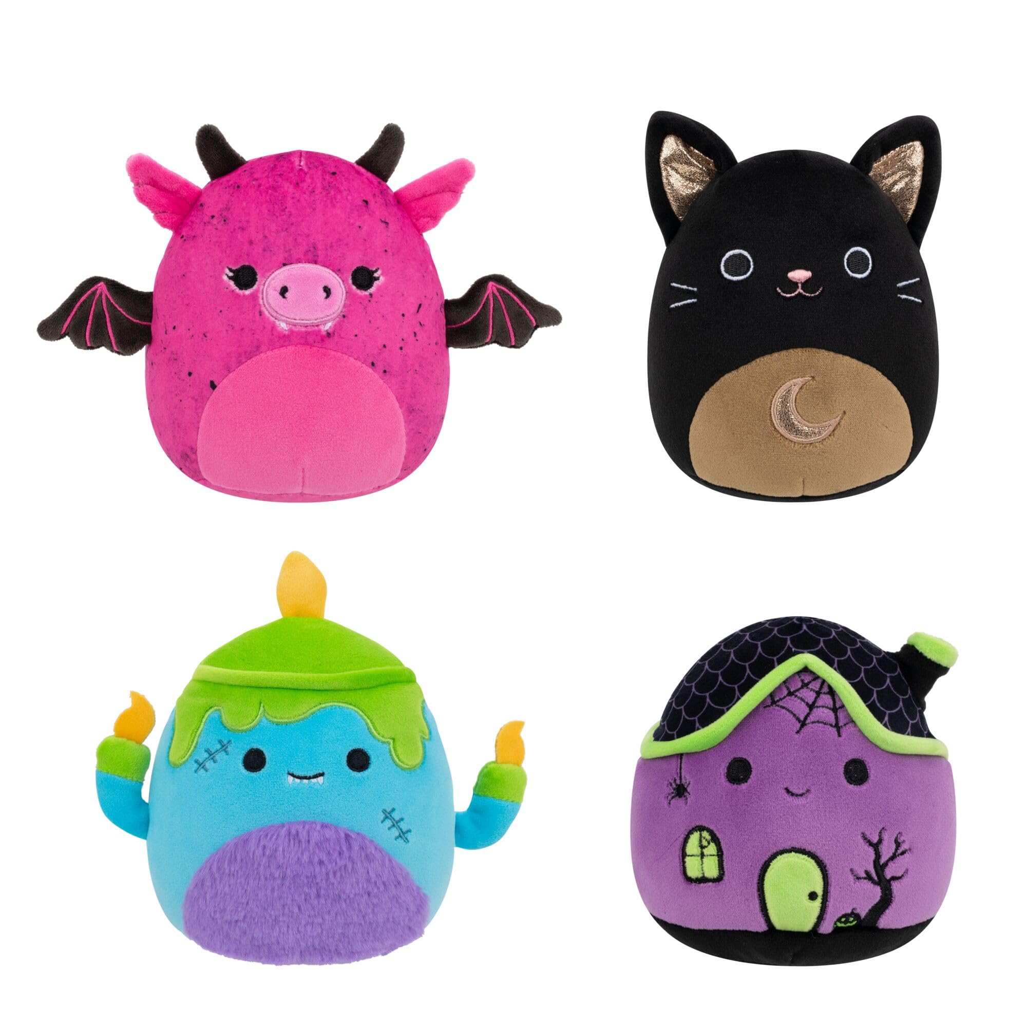 Squishmallows Original Halloween 4-Pack – Official Jazwares Plush (Little) (Amazon Exclusive)
