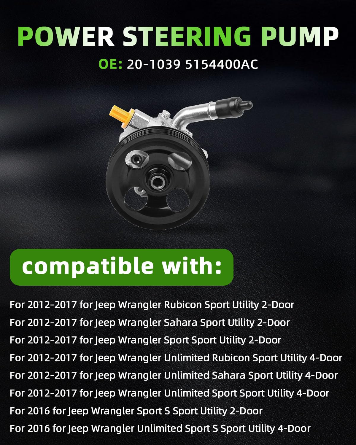 Amazon | SCITOO 20-1039 パワーステアリングポンプ | パワステ