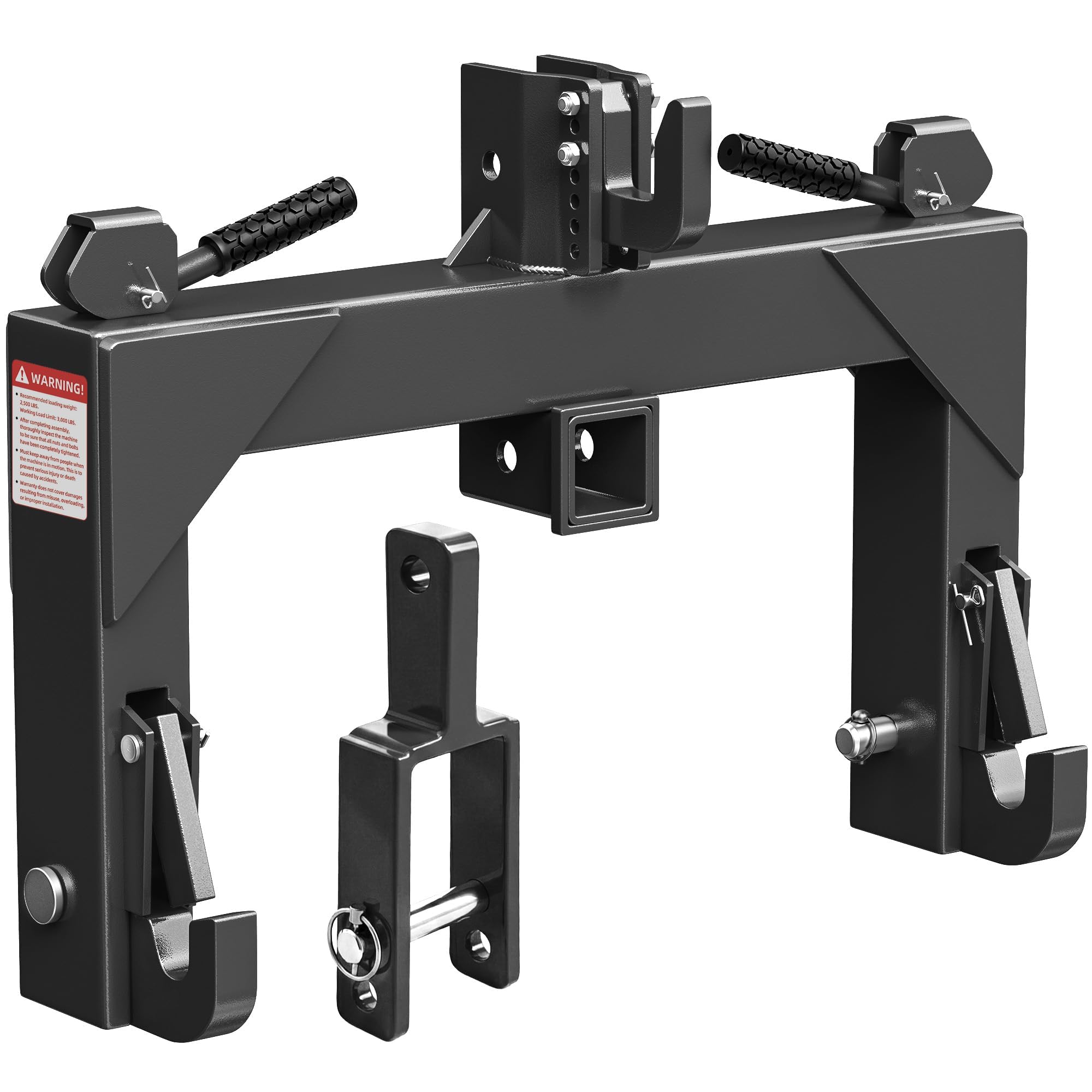 YITAMOTOR 3 Point Quick Hitch with Adapter and 2 Receiver
