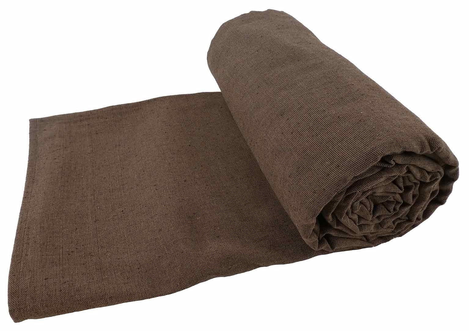 Casatessile Kiara Unito, copriletto Telo arredo cm 220x260 - Marrone
