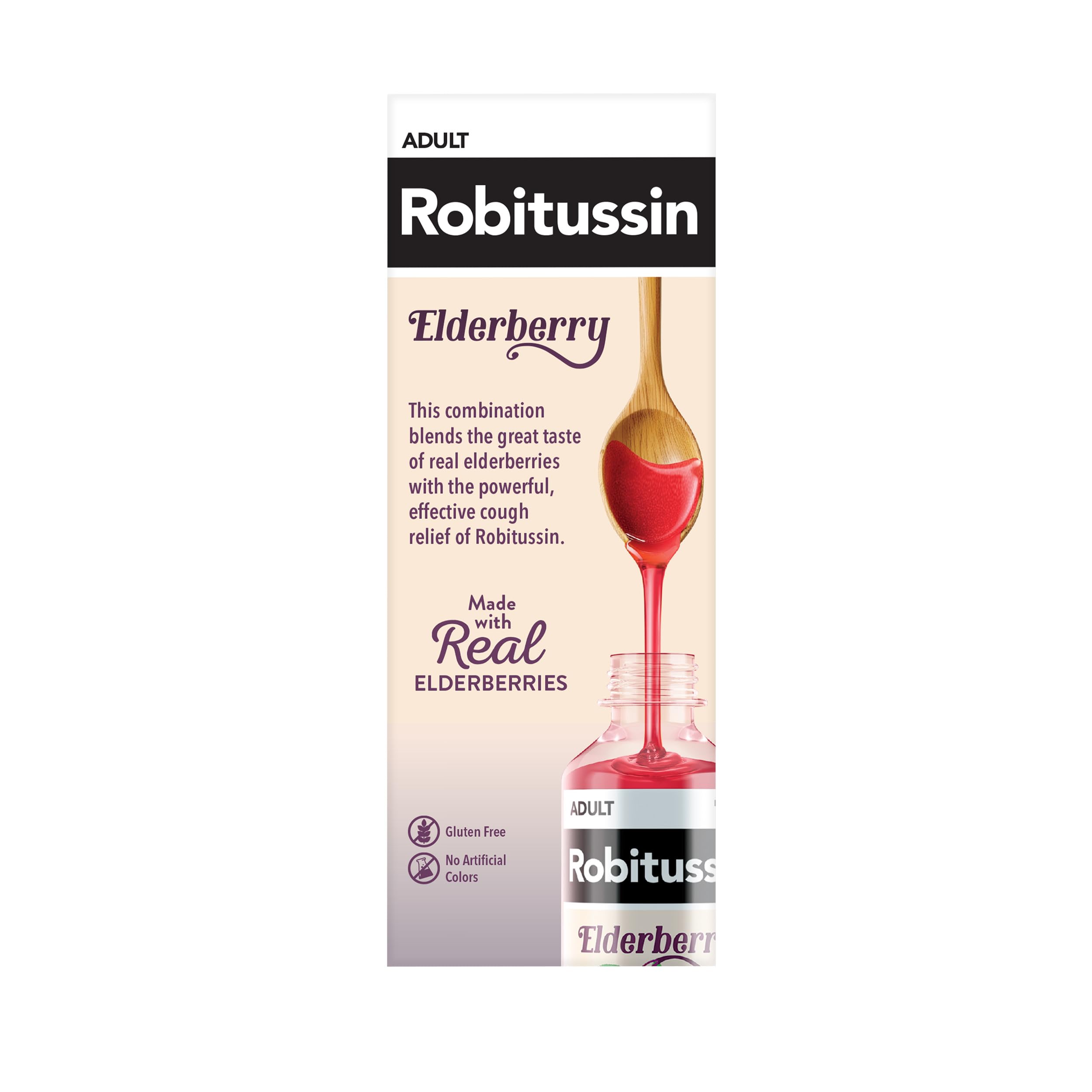 Robitussin DM Maximum Strength Cough Medicine, Elderberry, 8 fl oz, 2 Pack — Amazon image 11