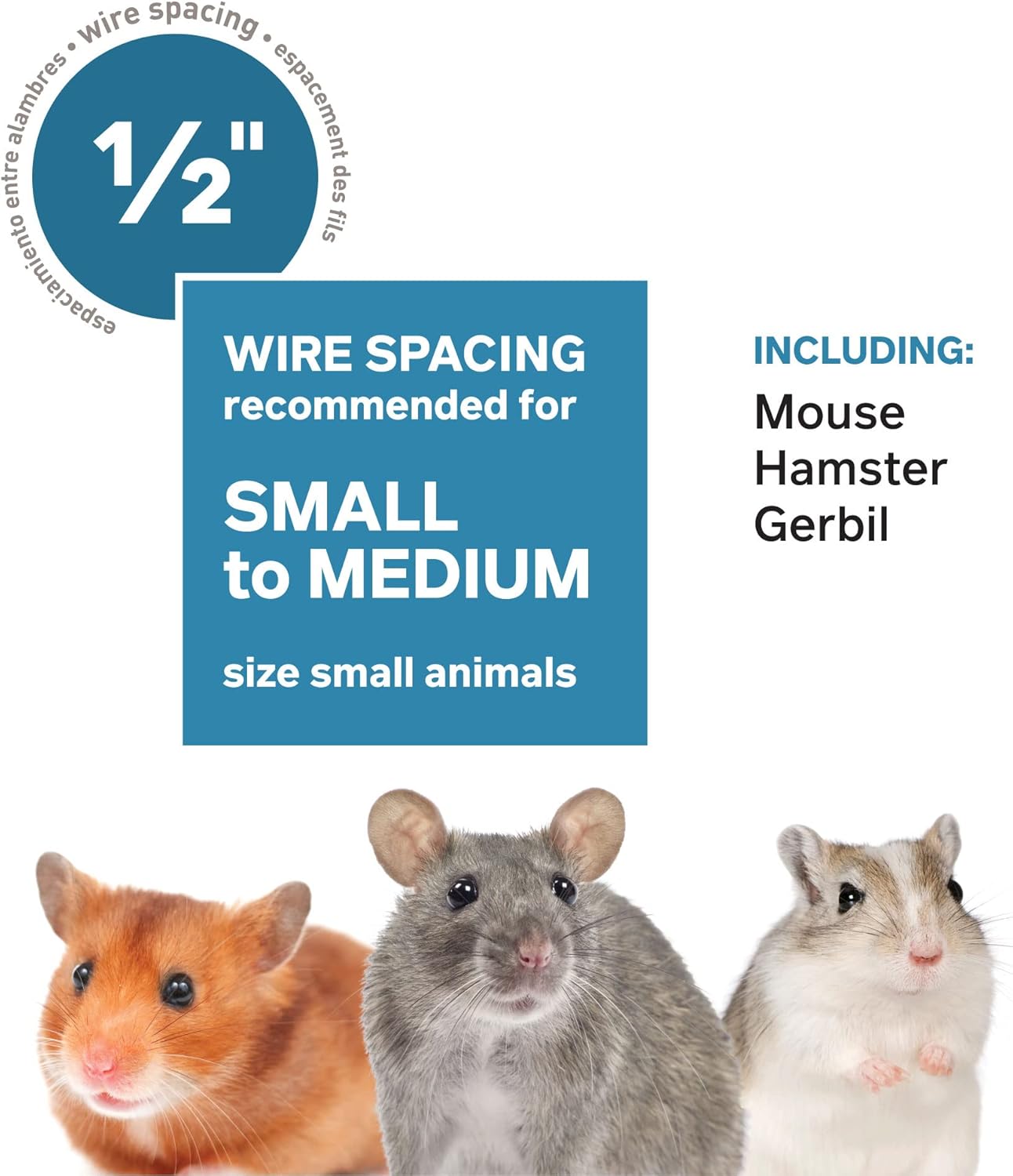 Prevue Pet Products SP2004BL Hamster Haven, Medium, Blue