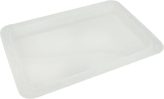 PetRageous 55142 Bone N Up Non-Slip Clear Plastic Dog Feeding Tray 19.125-Inch by 13.125-Inch for Dogs and Cats, White