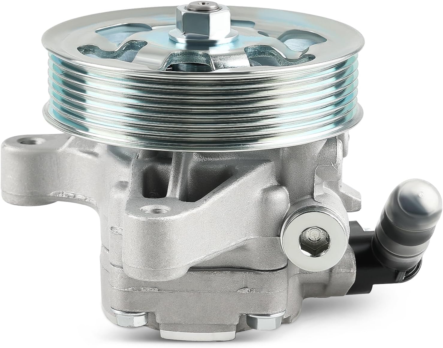 WMPHE Power Steering Pump with Pulley Compatible with Honda CR-V 2.4L 2002 2005 to 2011, Acura RSX 2.0L 2002 to 2006, Acura TSX 2.4L 2006 to 2008, Honda Accord 2006 to 2007, Replacement for 21-5419