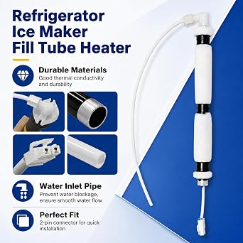 Upgrade DA97-00209Z Refrigerator Ice Maker Fill Tube Heater Repair Kit