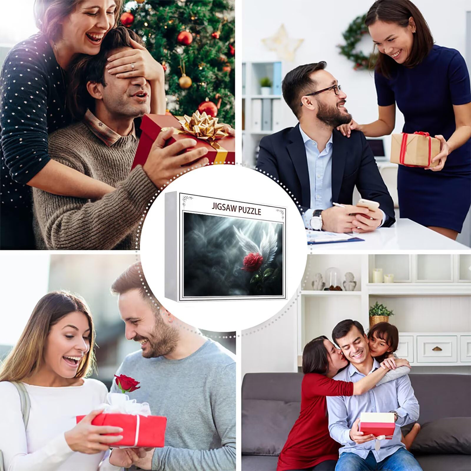 Puzzle 4000 elementów różowe puzzle dla dorosłych skrzydło 141x87cm Unikalne rzemiosło klasyczne 3D drewniana układanka do rodzinnych gier aktywnych, układanka do samodzielnego wykonania nawet do
