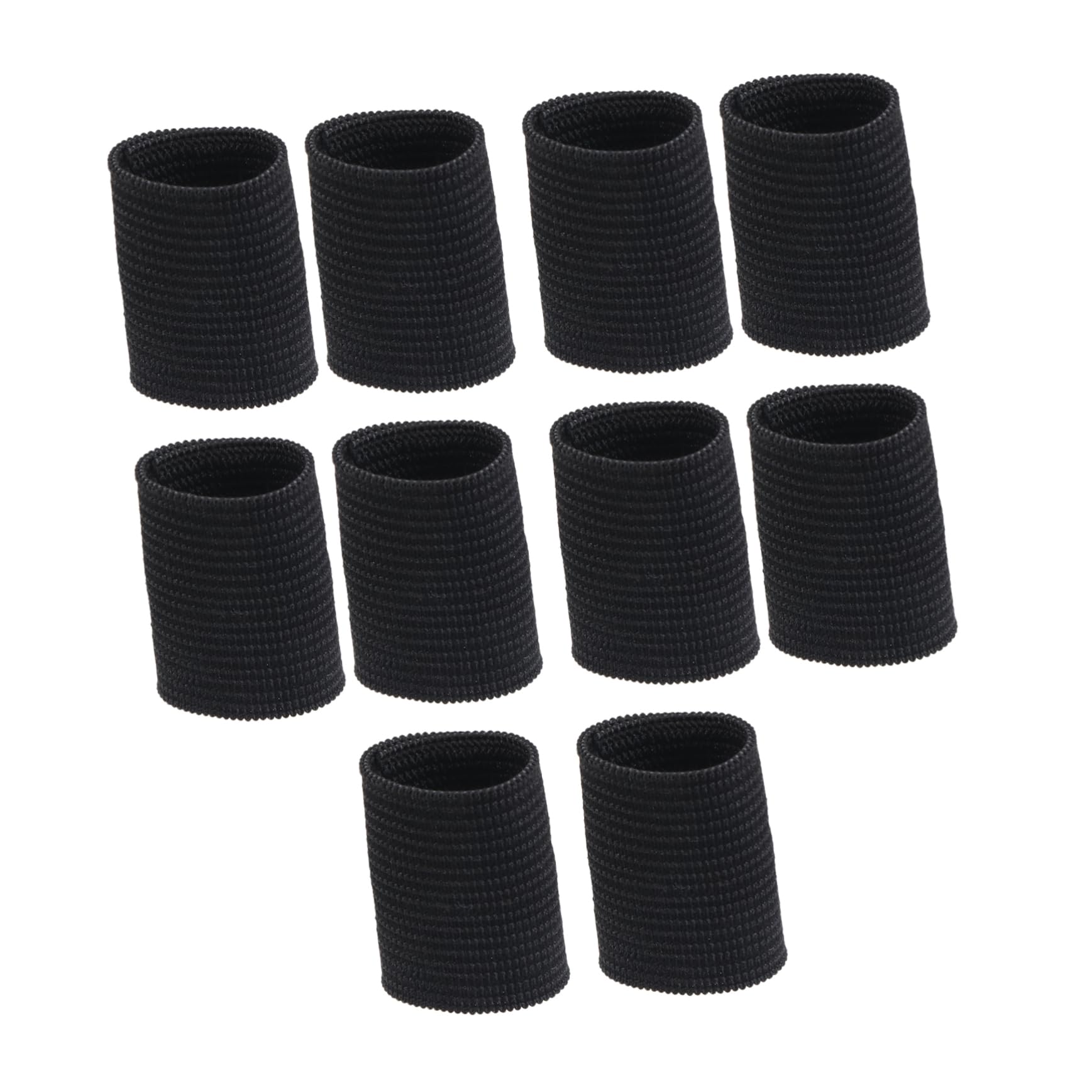 HOODANCOS 10Pcs Elastic Nylon Finger Protective Covers for Sports Durable Fingerstalls for Basketball and Volleyball Breathable and Comfortable Finger Guards for All