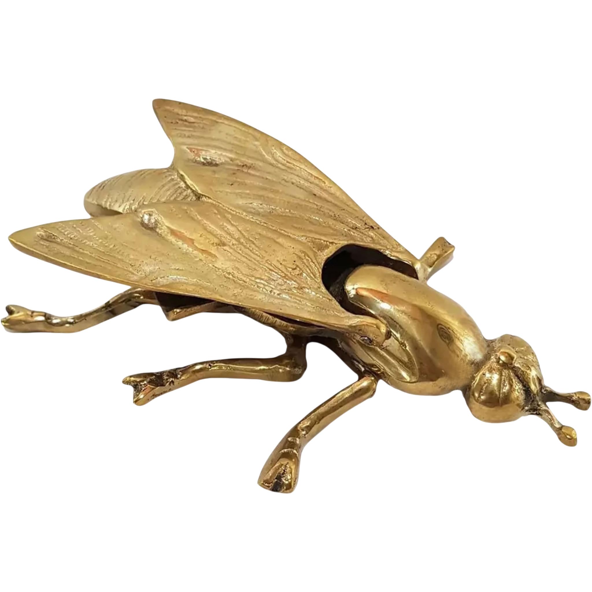 Amazon.com: Anatolica Solid Brass Fly Ashtray with Hinged Wings