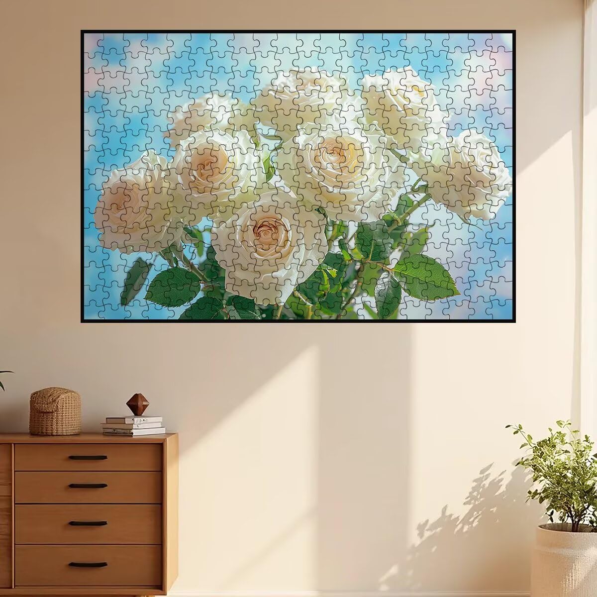 Puzzle 5000 Pezzi Fiore, Puzzle Rosa per Adulti, Puzzles in Legno Intrattenimento Creativo, Divertimento, Puzzles Educativi Classici con Confezione di Alta Qualità Idea Regalo Donna, Decor Casa -2684