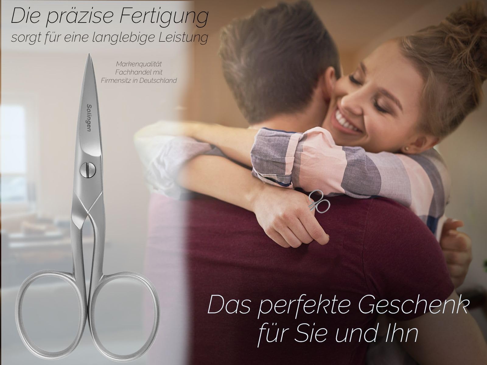 Profi Nagelschere aus Solingen Fußnagelschere Made in Germany Maniküre Schere mit Scharfer gebogener Schnittfläche und einseitiger Mikroverzahnung 9,5 cm Pediküre Nagelschneider Edelstahl Rostfrei
