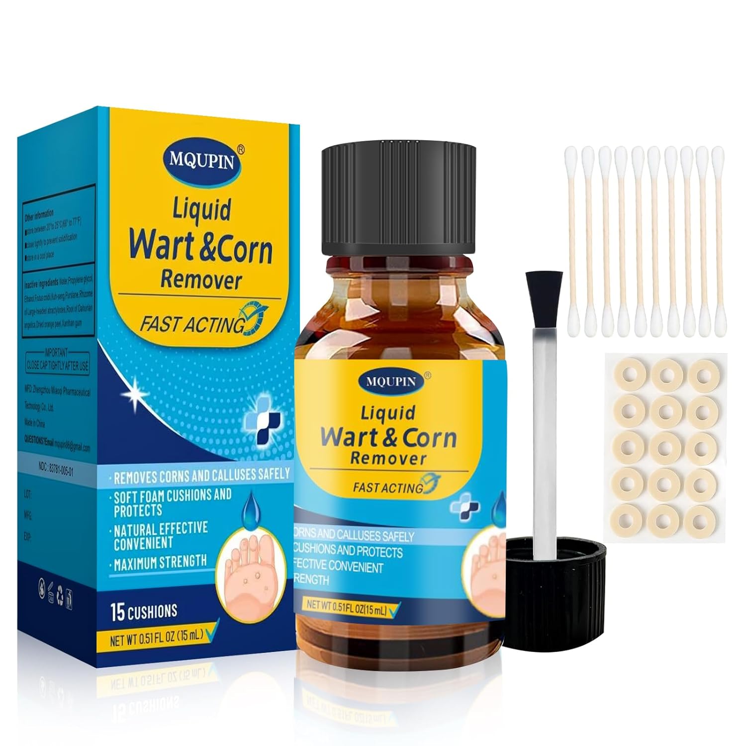 MQUPIN Corn Removers for Feet Extra StrengthLiquid Corn